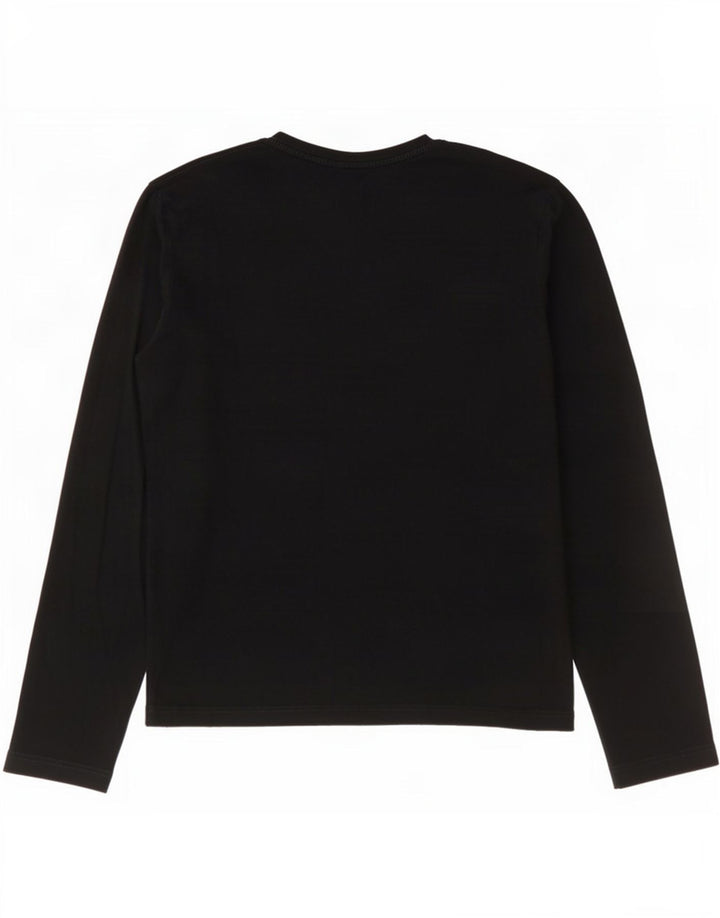 Lacoste Herren Top Langarm Größe 2 XS Schwarze Baumwolle