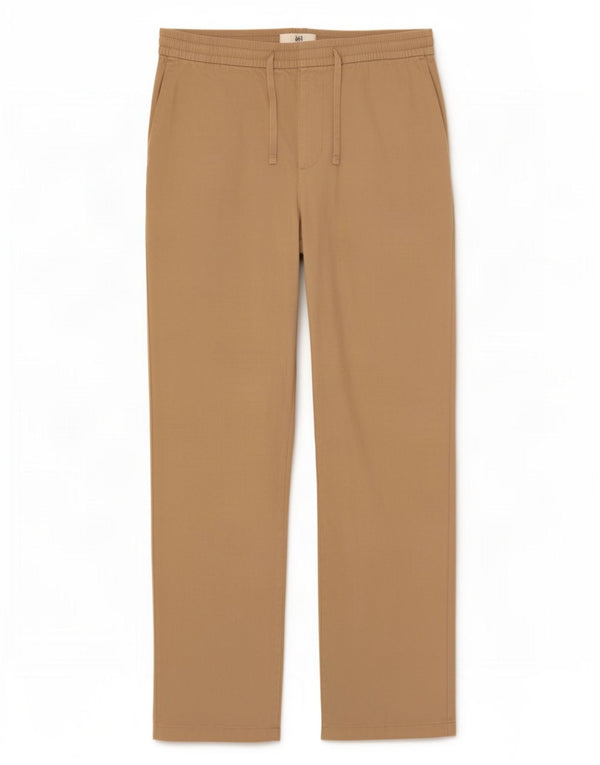 Marks & Spencer Herren gerade Chino-Hose, Größe L, W36, L29, Beige, Leinen