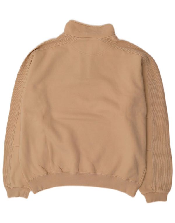 Champion Herren-Sweatshirt mit Reißverschluss, XL, beige Baumwolle