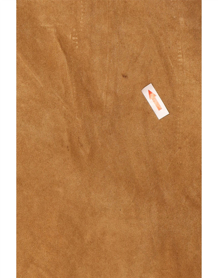 Marlboro Classics Herren Wildlederjacke UK 40 Large Beige Leder