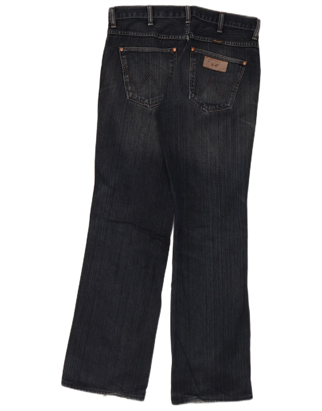 Wrangler Herren Alaska Bootcut Jeans W33 L31 Marineblaue Baumwolle