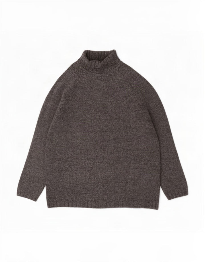 Marks & Spencer Herren St. Michael Rollkragenpullover, große graue Wolle