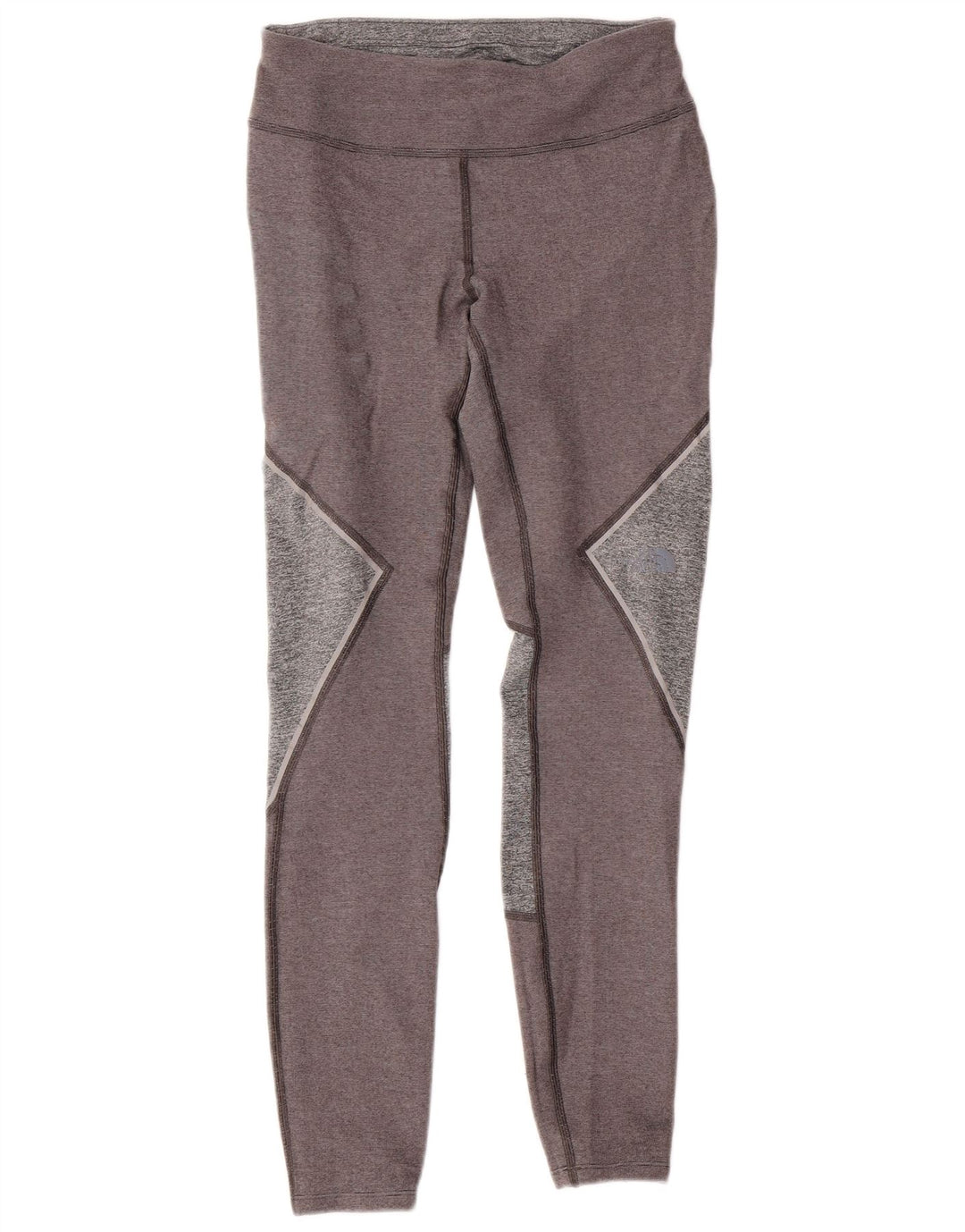 THE NORTH FACE Womens Leggings UK 8 Small  Grey Colourblock Lyocell