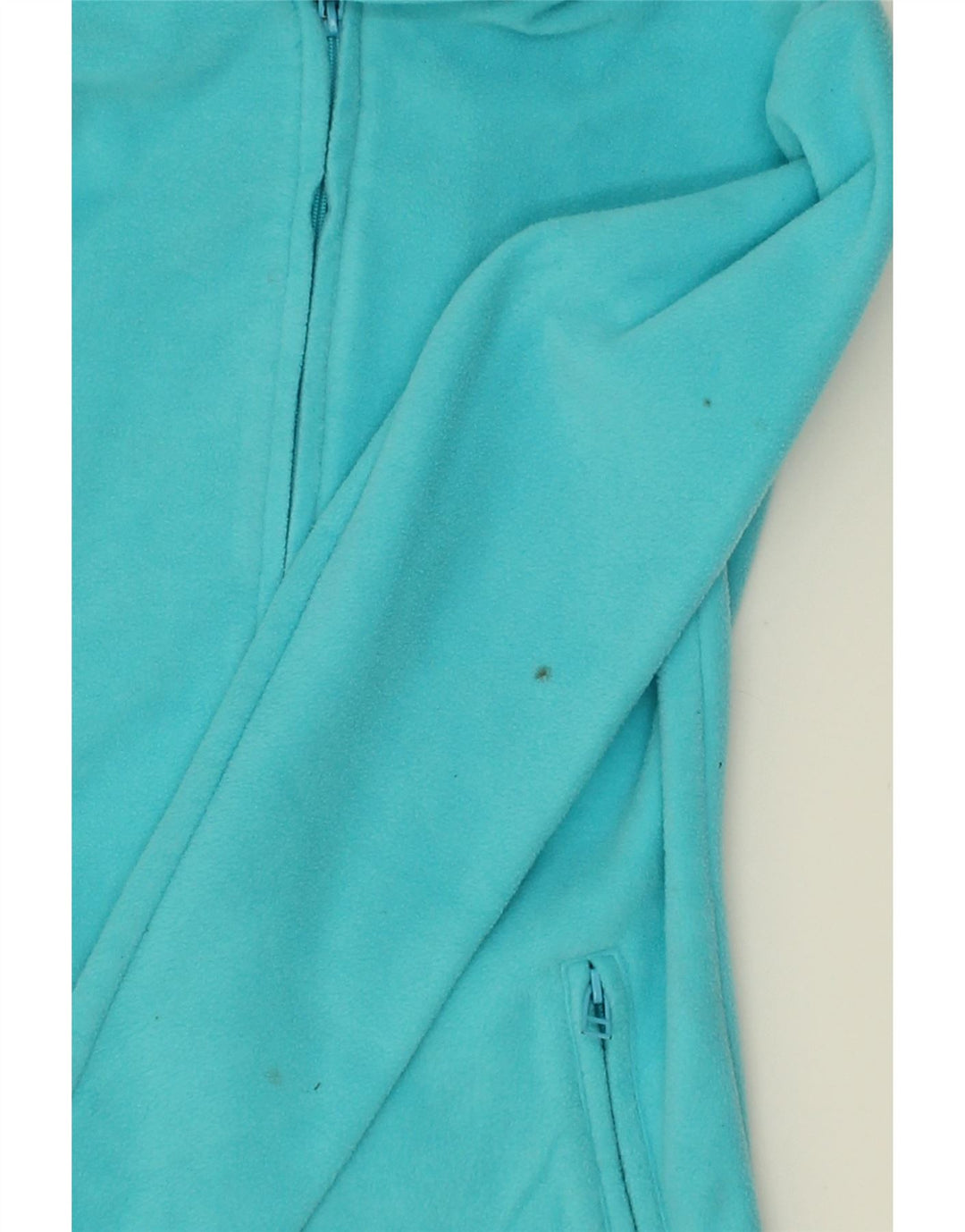KANGAROOS Girls Graphic Fleece Jacket 14-15 Years Turquoise Polyester Vintage Kangaroos and Second-Hand Kangaroos from Messina Hembry 