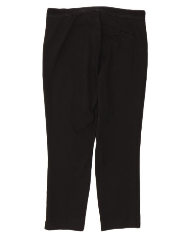 Marks & Spencer Damen Slim-Anzughose UK 12 Medium W32 L25 Schwarz
