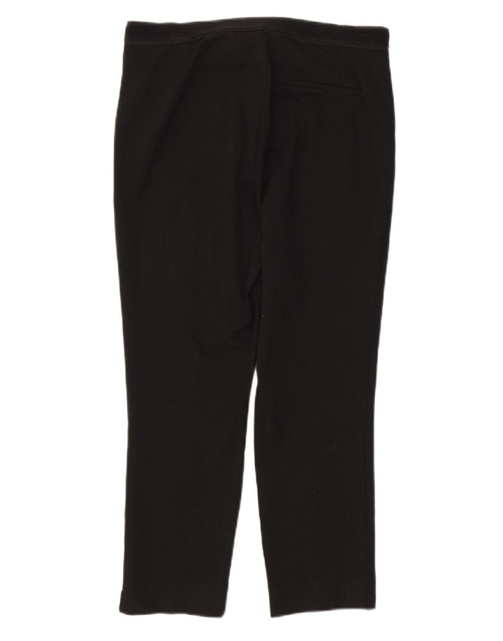 Marks & Spencer Damen Slim-Anzughose UK 12 Medium W32 L25 Schwarz