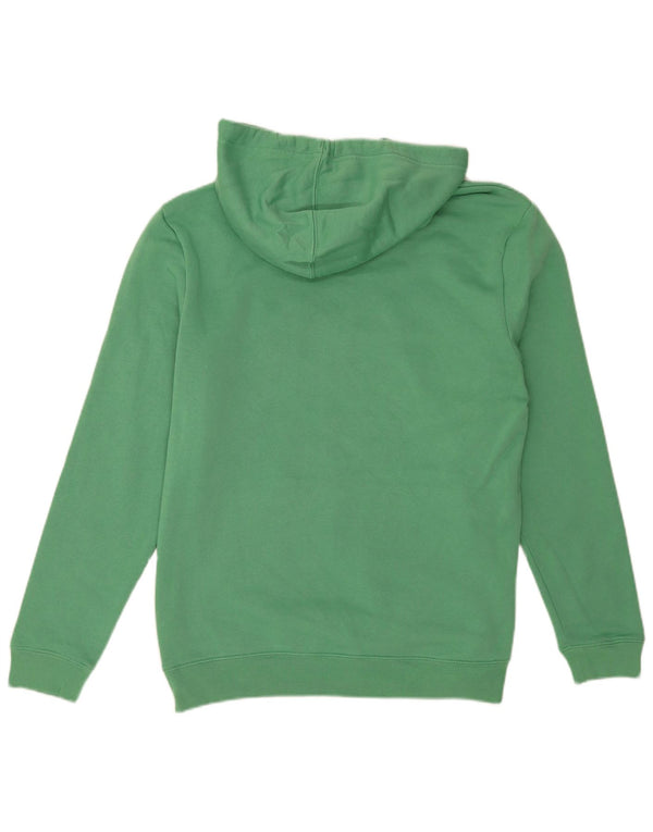 Gap Womens Graphic Hoodie Pullover UK 14 Mittelgrüne Baumwolle