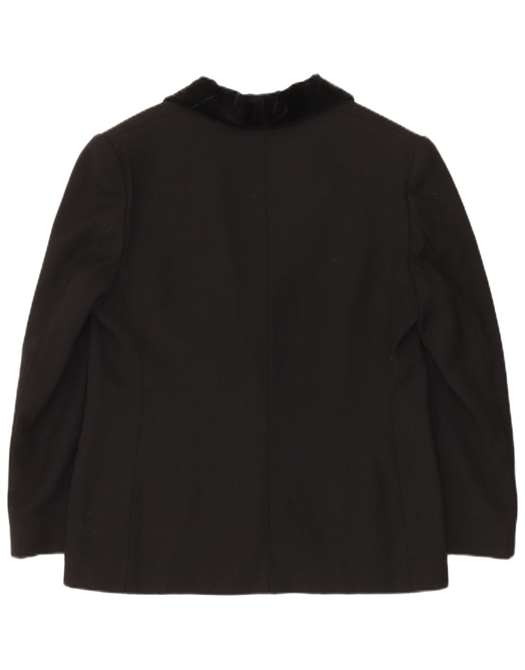 Luisa Spagnoli Damen 1-Knopf-Blazerjacke IT 50 Large Schwarz Acetat