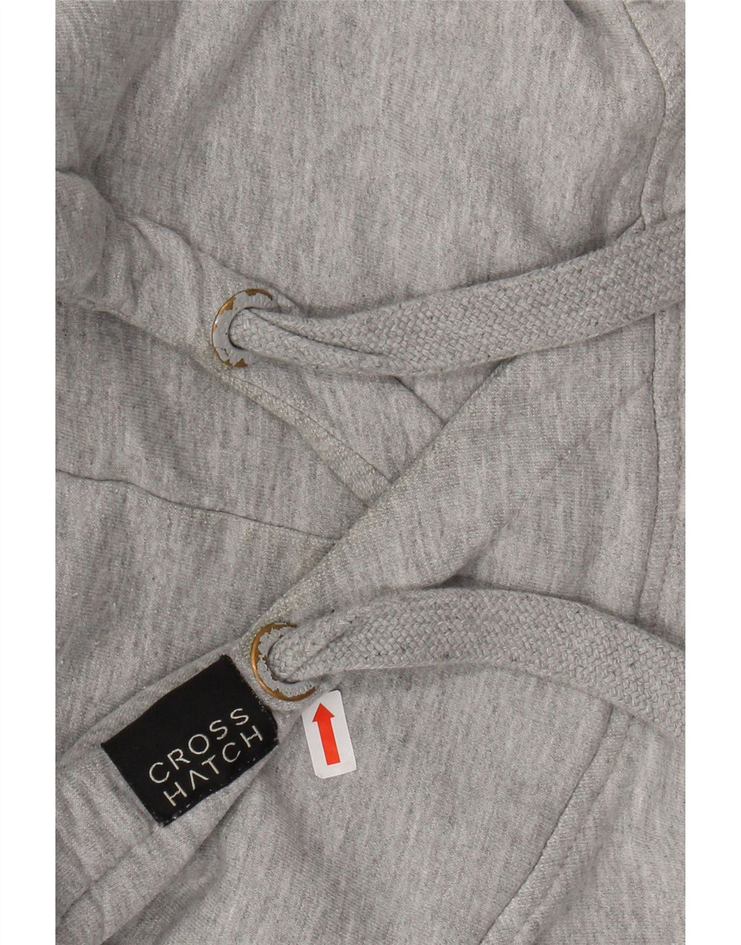 CROSSHATCH Herren-Kapuzenpullover mit Grafik, Größe S, Grau, Baumwolle