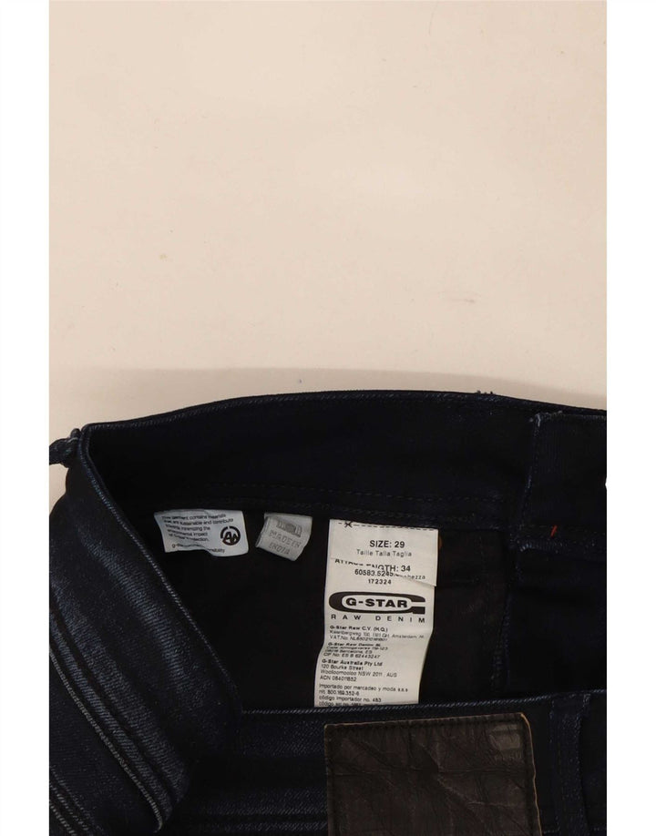 G-Star Damen Slim Jeans W29 L34 Marineblaue Baumwolle