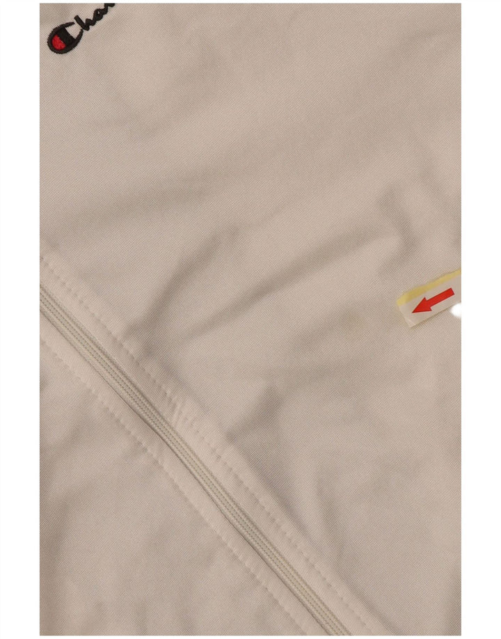 Champion Herren-Trainingsanzugoberteil mit Grafik, Mittelweiß gestreift