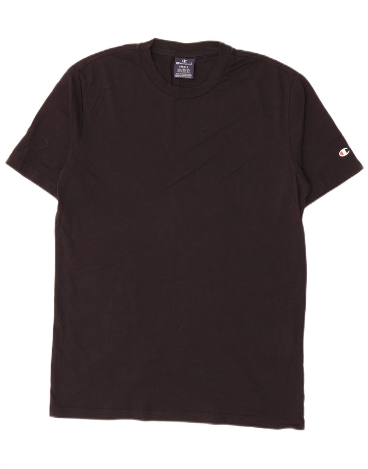 Champion Herren T-Shirt Top Small Schwarz Baumwolle