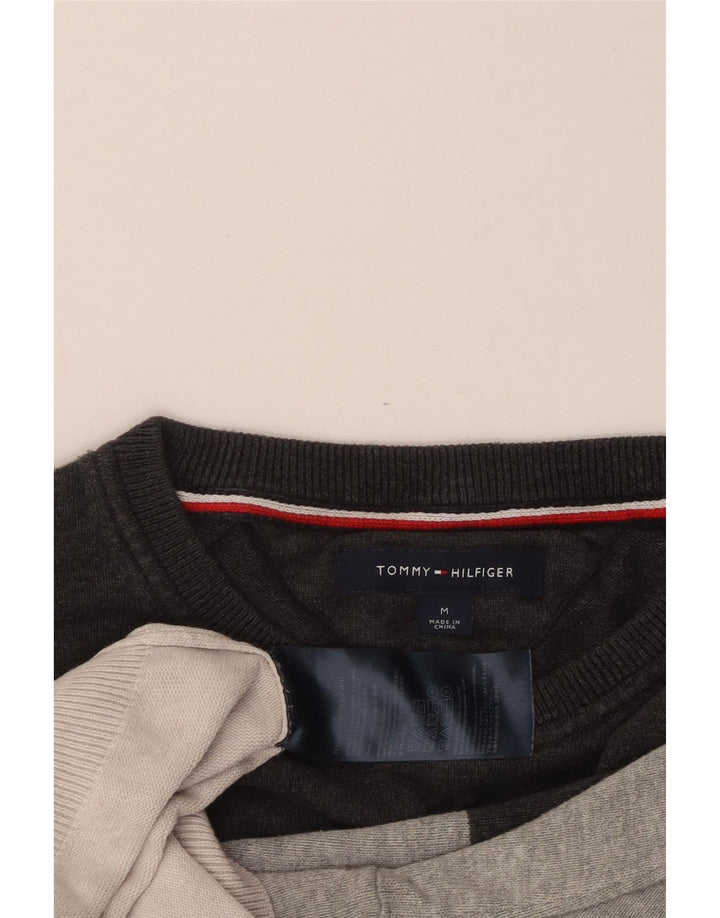 TOMMY HILFIGER Herren-Pullover mit Rundhalsausschnitt, mittelgroß, mehrfarbig