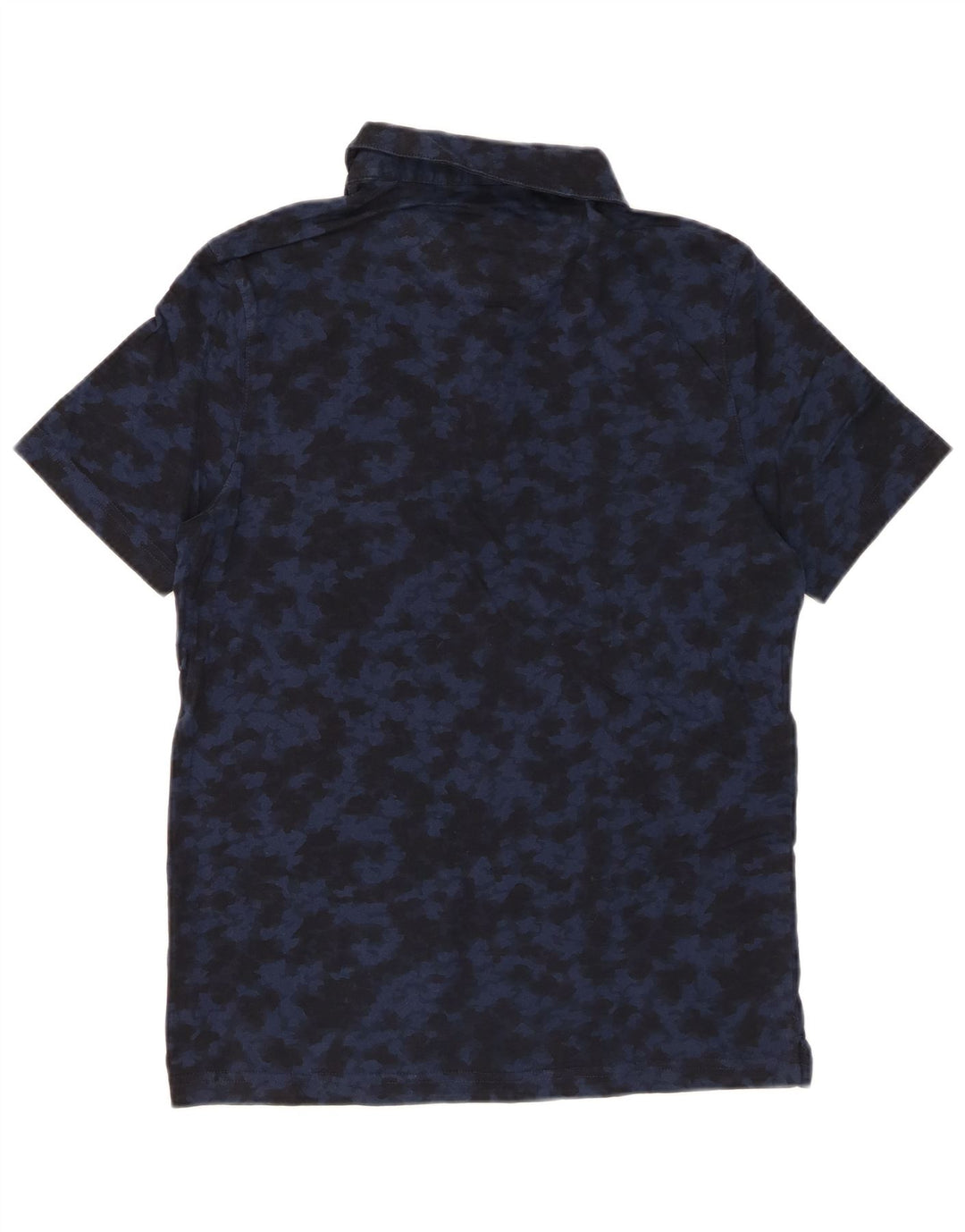 MICHAEL KORS Herren-Poloshirt, klein, marineblau, Camouflage-Baumwolle