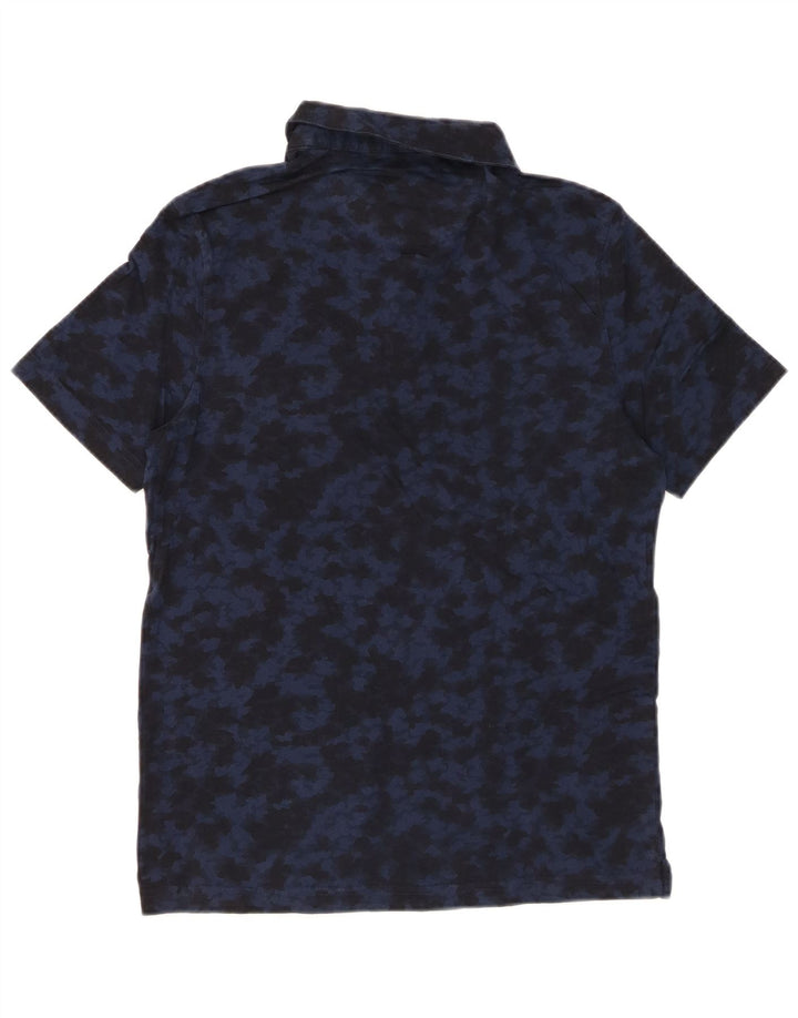 MICHAEL KORS Herren-Poloshirt, klein, marineblau, Camouflage-Baumwolle