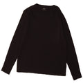 Farhi Herren-Pullover mit U-Boot-Ausschnitt, groß, aus schwarzer Baumwolle