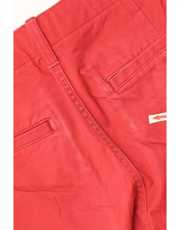 Timberland Herren Relaxed Fit Cargo Shorts W31 Mittelrote Baumwolle