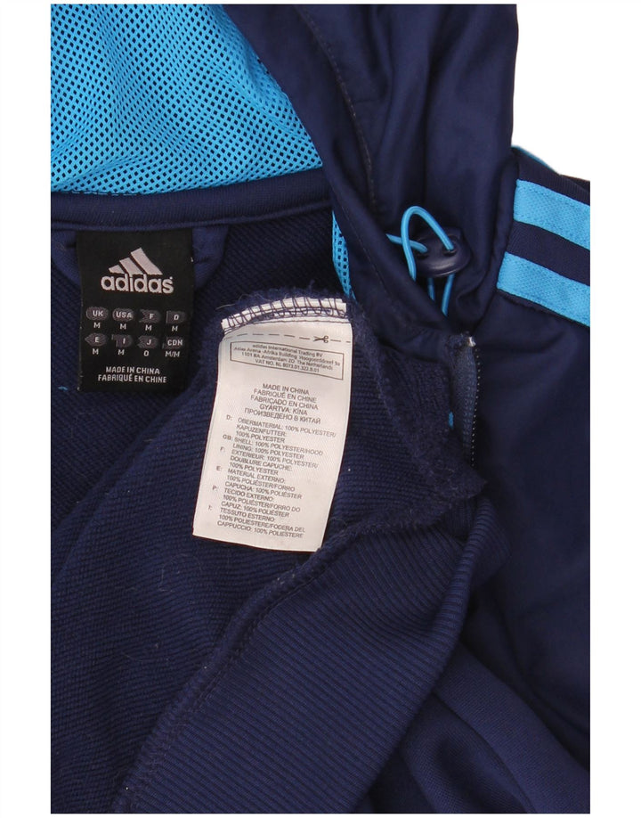 Adidas Herren Zip Hoodie Pullover Medium Marineblau Polyester