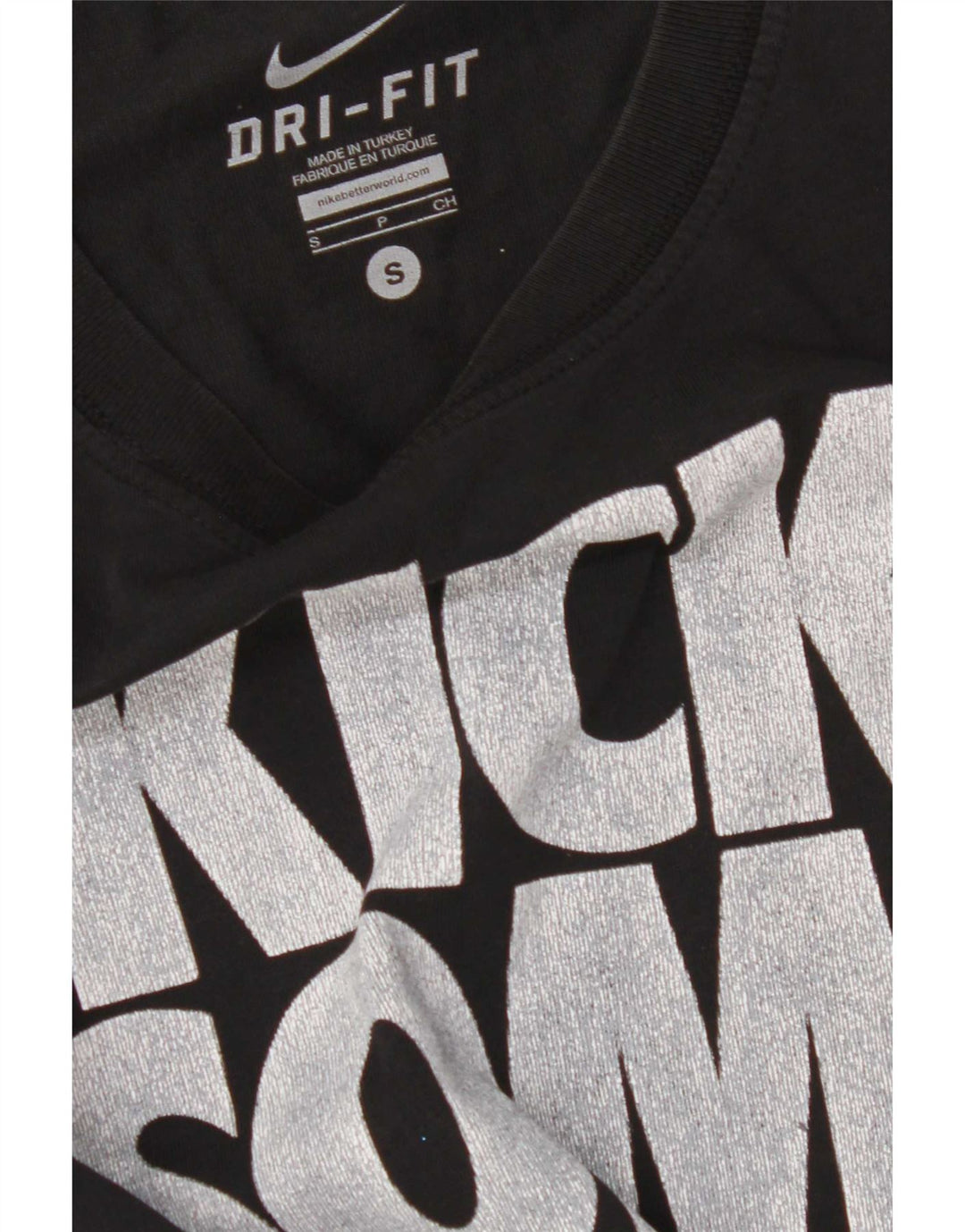 Nike Herren Dri Fit Graphic T-Shirt Top Small Schwarz