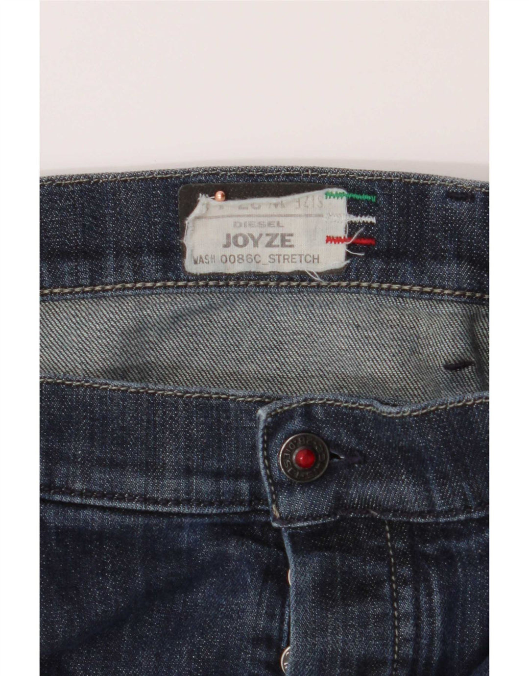 Diesel Damen Joyze Slim Jeans W27 L28 Blaue Baumwolle