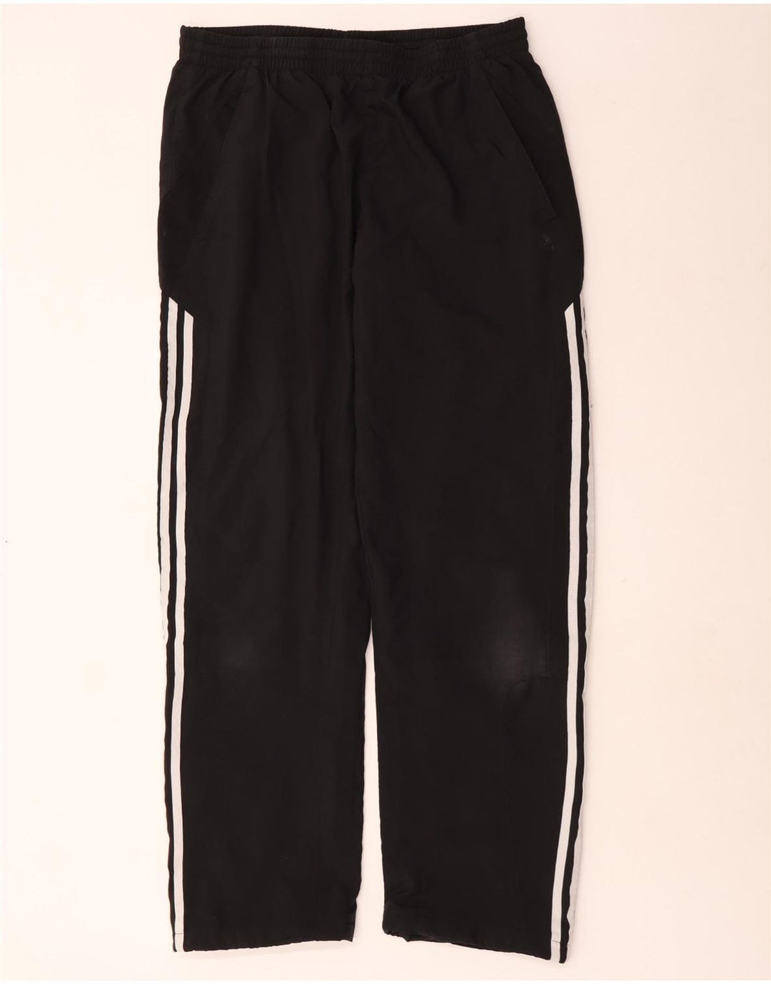 Adidas Herren Trainingshose UK 42/44 Large Schwarz Polyester
