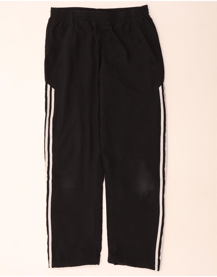 Adidas Herren Trainingshose UK 42/44 Large Schwarz Polyester