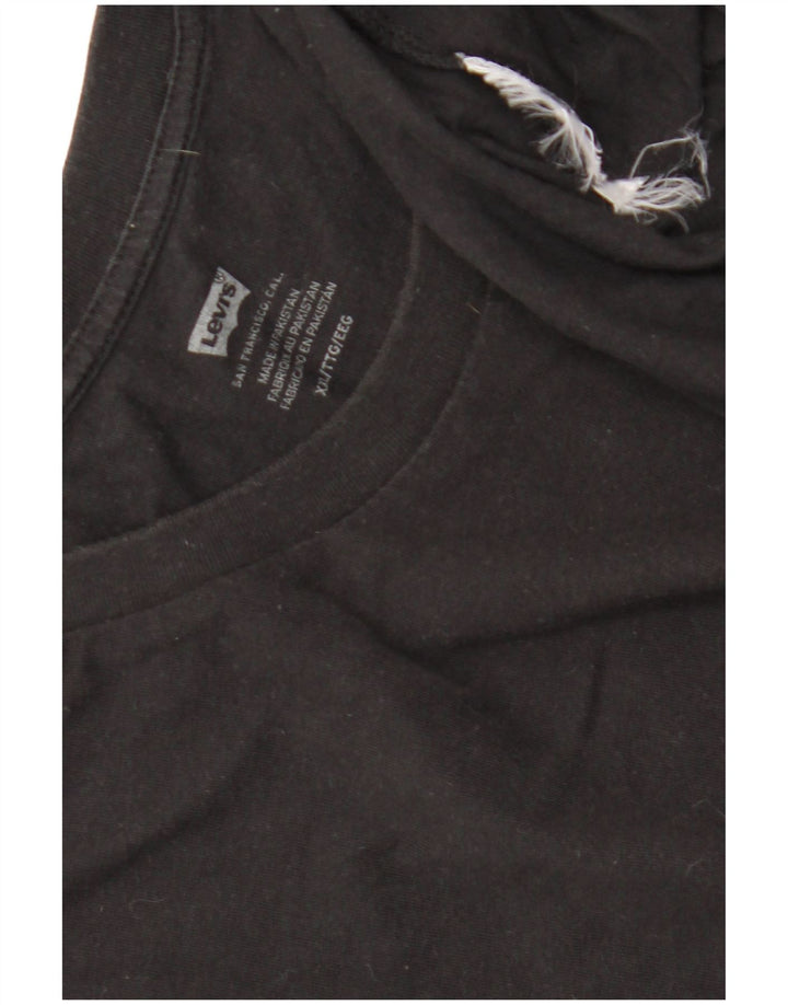 Levi's Herren T-Shirt Top 2XL Schwarz
