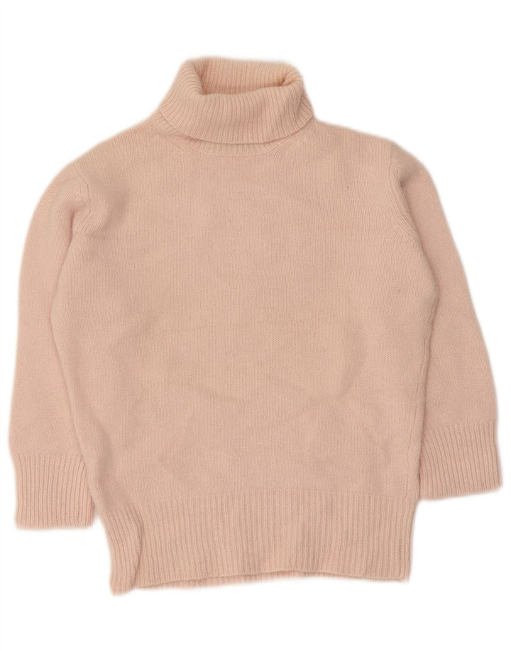 Hobbs Damen-Pullover mit 3/4-Ärmeln und Rollkragen, Gr. 12, Mittelrosa