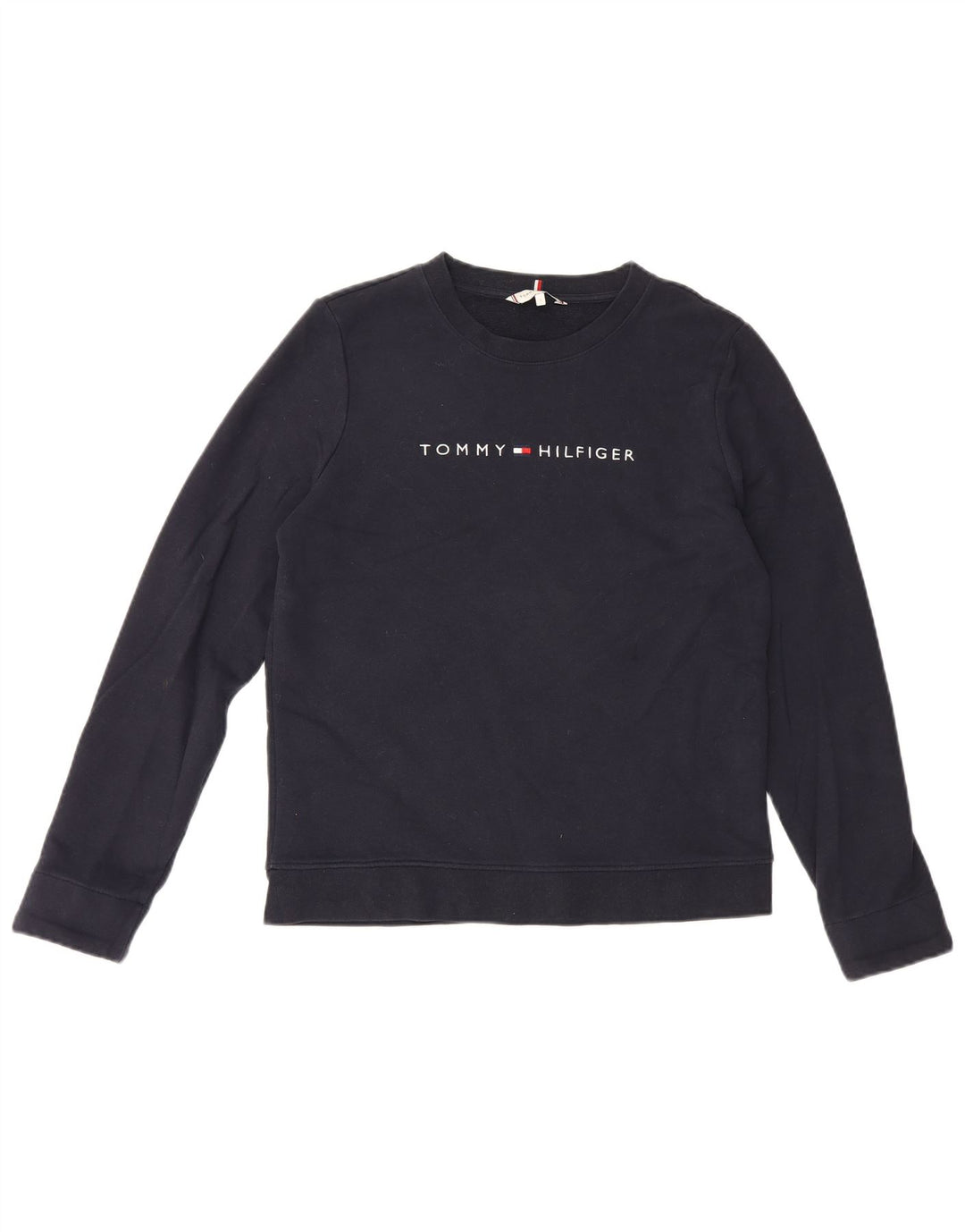 Tommy Hilfiger Herren-Sweatshirt mit Grafik, Größe S, marineblau, Baumwolle