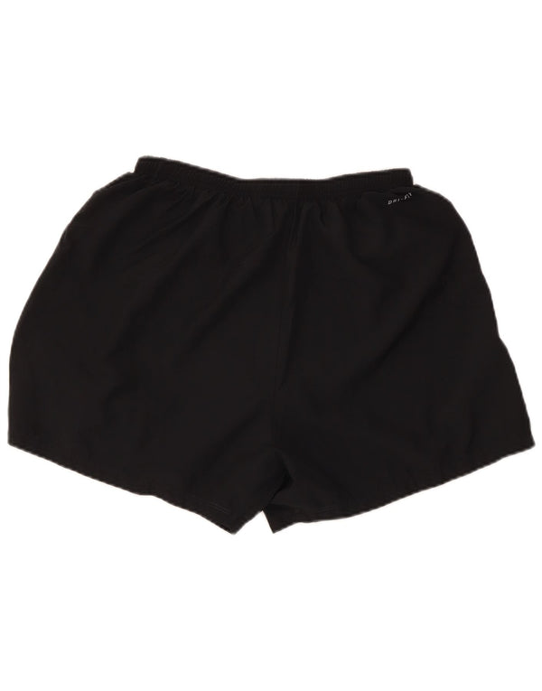 Nike Damen Regular Sport Shorts UK 12 Medium Schwarz
