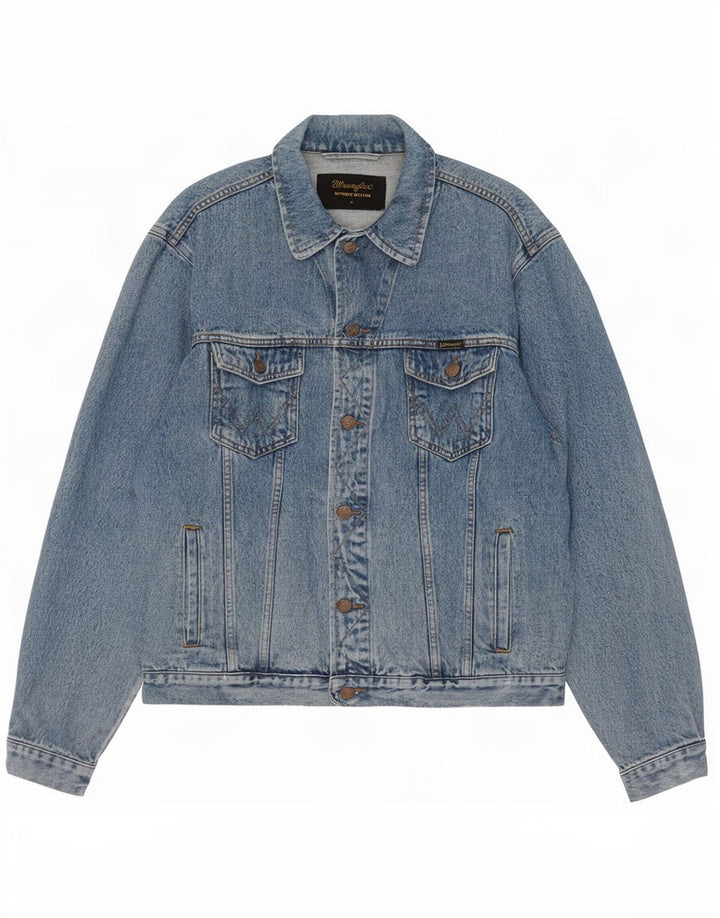Wrangler Herren Western Jeansjacke UK 42 XL Blau
