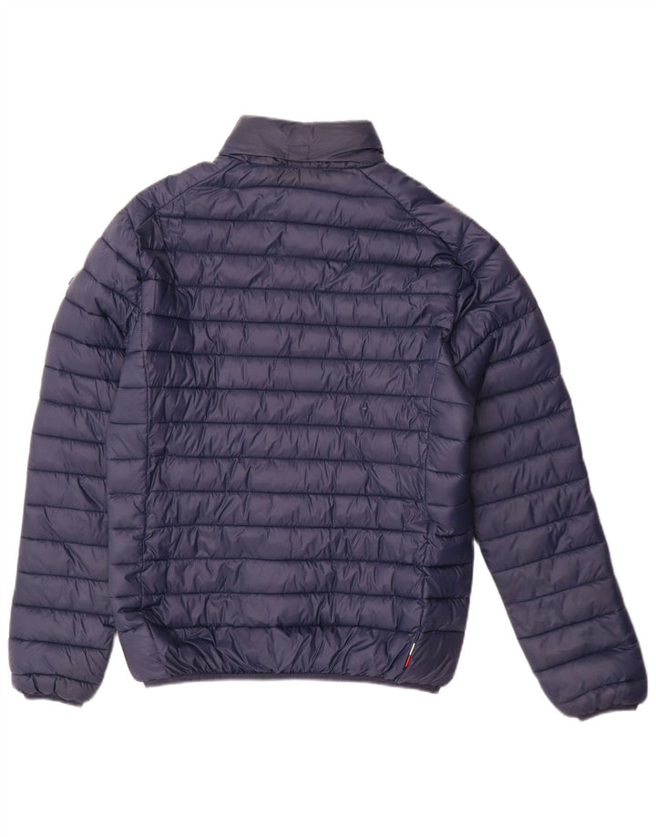 Invicta Damen Wattierte Jacke UK 40 Large Marineblau Polyamid