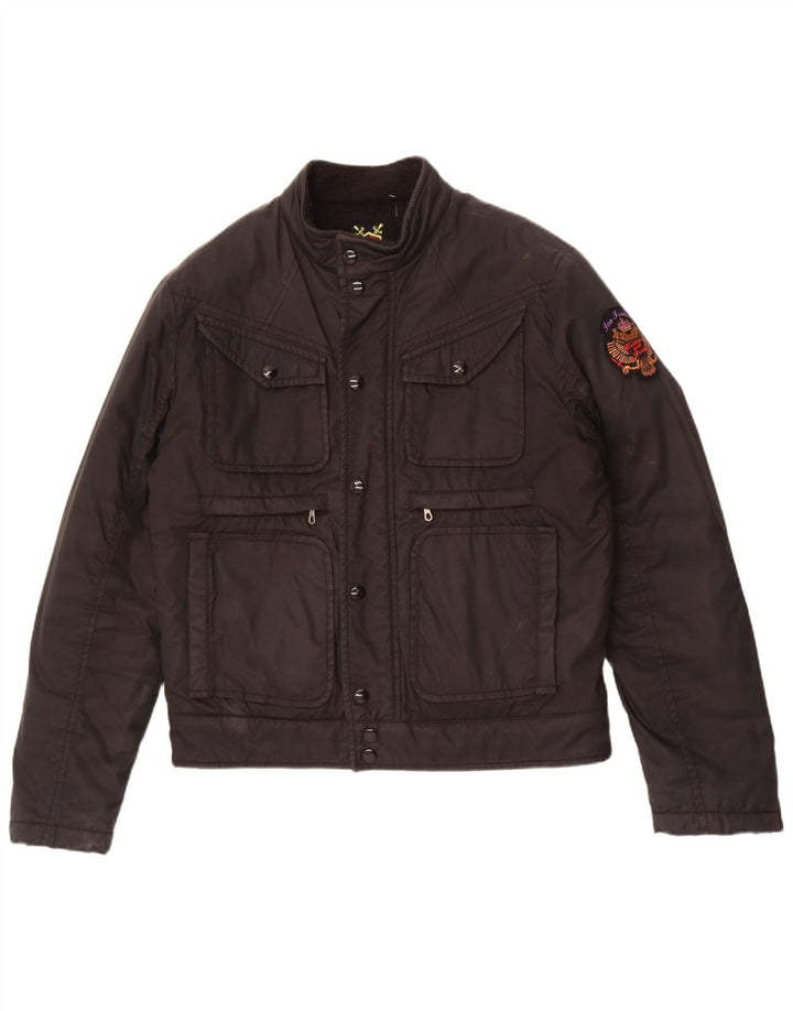 Gilmar Herren Utility Jacke IT 54 2XL Schwarz Baumwolle