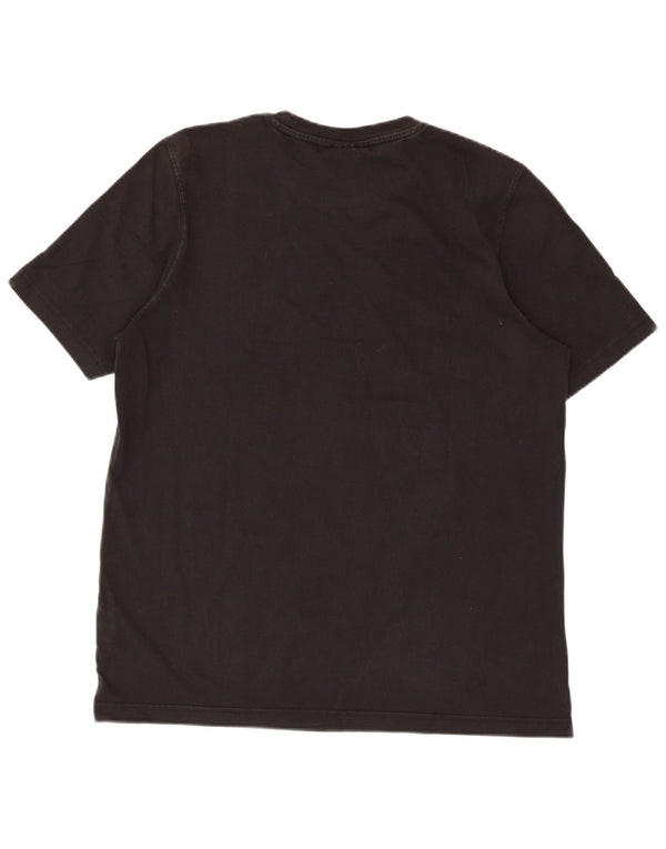 Adidas Herren Grafik T-Shirt Top Medium Schwarz Baumwolle