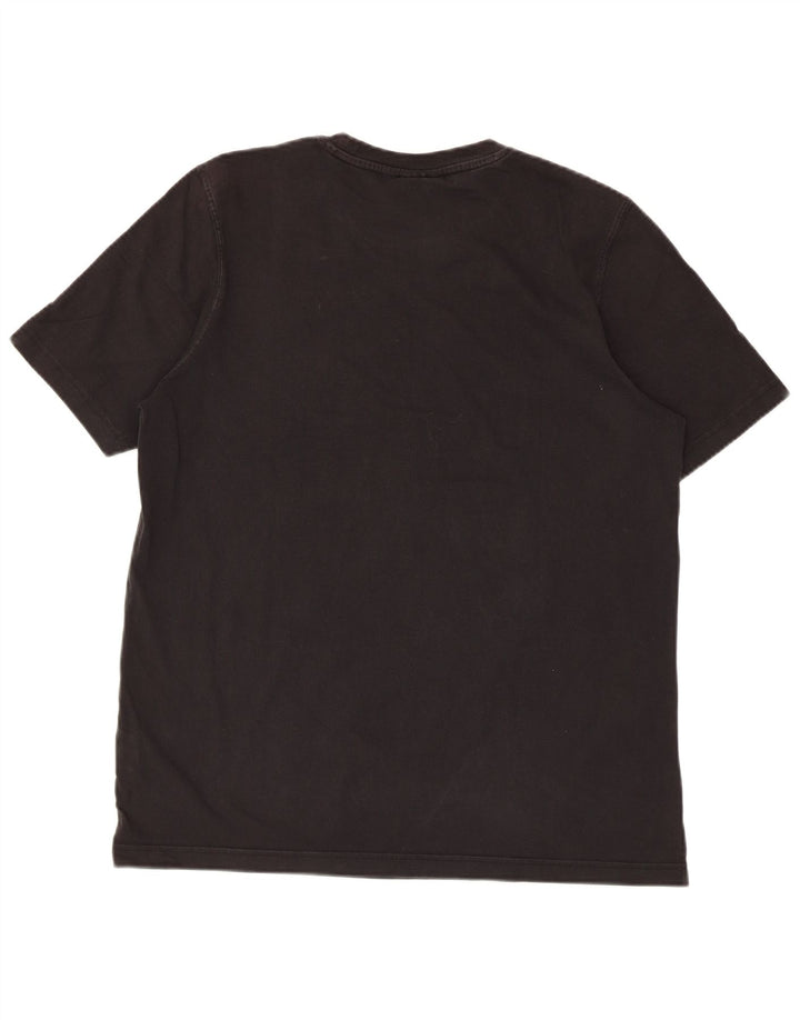 Adidas Herren Grafik T-Shirt Top Medium Schwarz Baumwolle