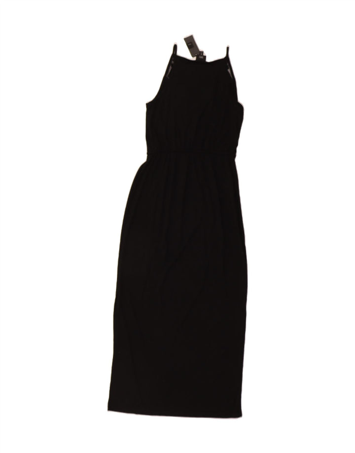MOSSIMO Womens Sleeveless Maxi Dress UK 10 Small Black Polyester Vintage Mossimo and Second-Hand Mossimo from Messina Hembry 
