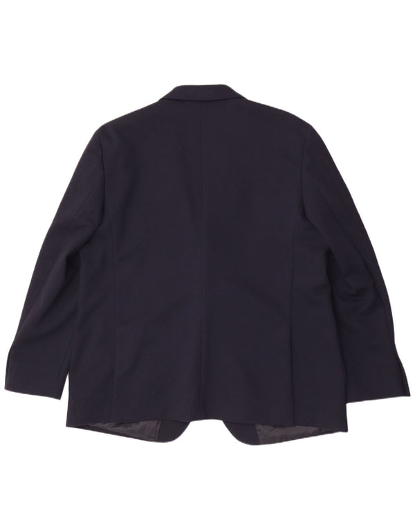 Marks & Spencer Herren-Blazer, lang, mit 2 Knöpfen, UK 50, 3XL, Marineblau