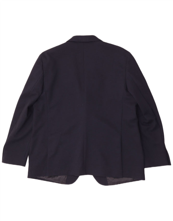Marks & Spencer Herren-Blazer, lang, mit 2 Knöpfen, UK 50, 3XL, Marineblau
