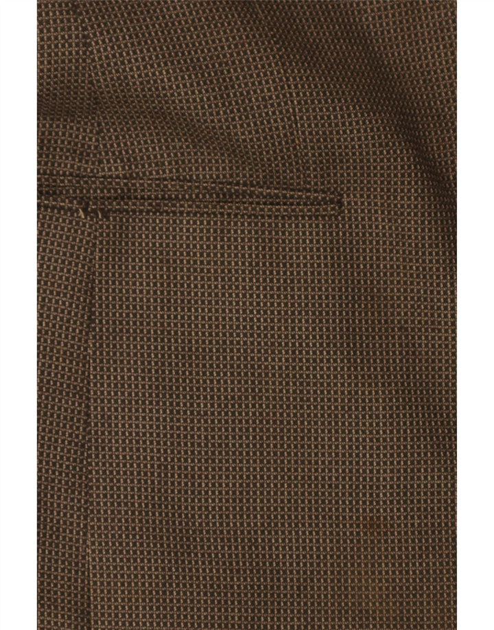 Marks & Spencer Herren-Blazer mit 2 Knöpfen, UK 38, mittelbraun kariert