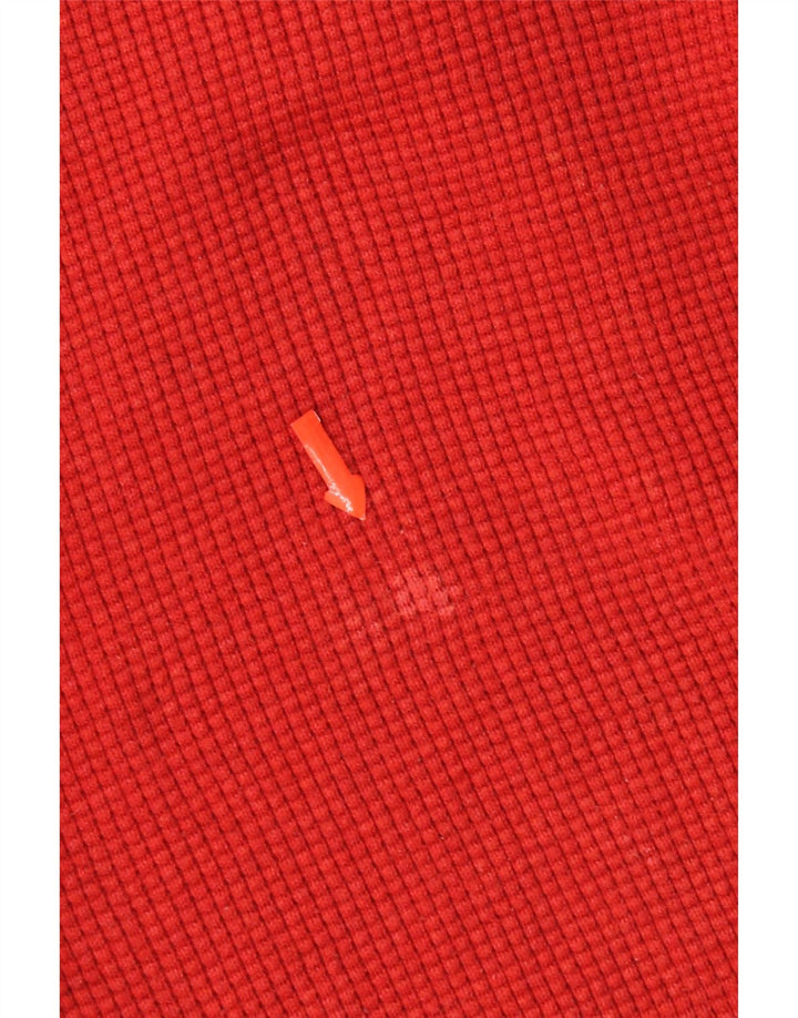 Marks & Spencer Herren-Pullover mit Rundhalsausschnitt, 2XL, rot, Polyester