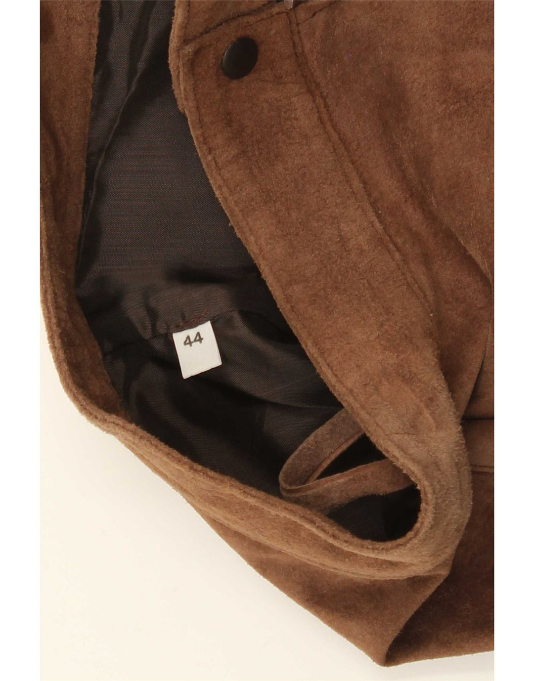 Zara Damen Wildleder Minirock IT 44 Medium W25 Braun