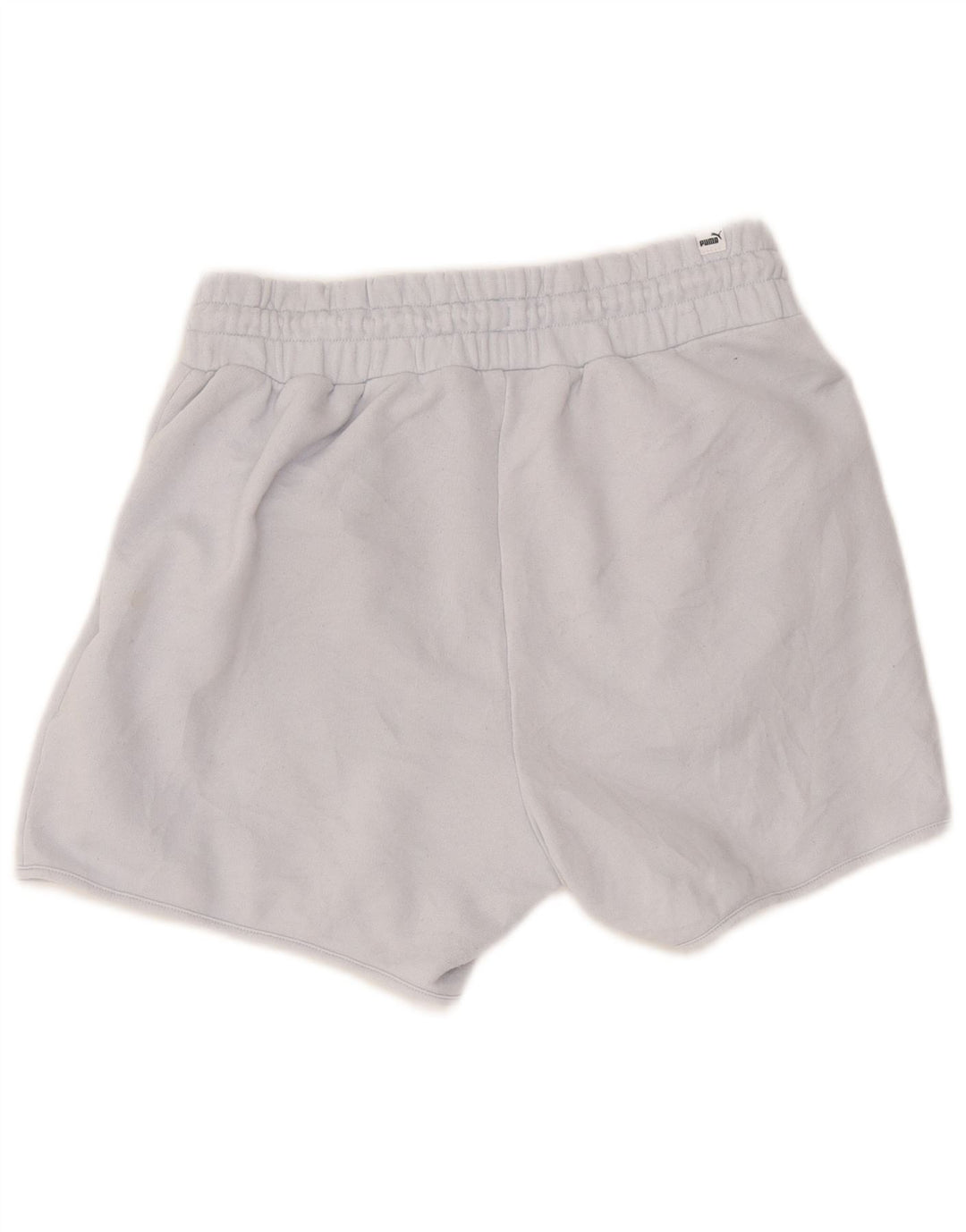 Puma Damen Sportshorts UK 12 Mittelblaue Baumwolle
