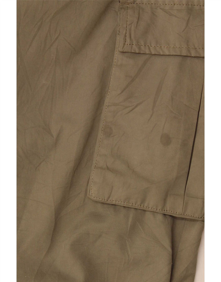 Zara Damen Jogger-Cargohose, Größe S, W30, L25, Khaki