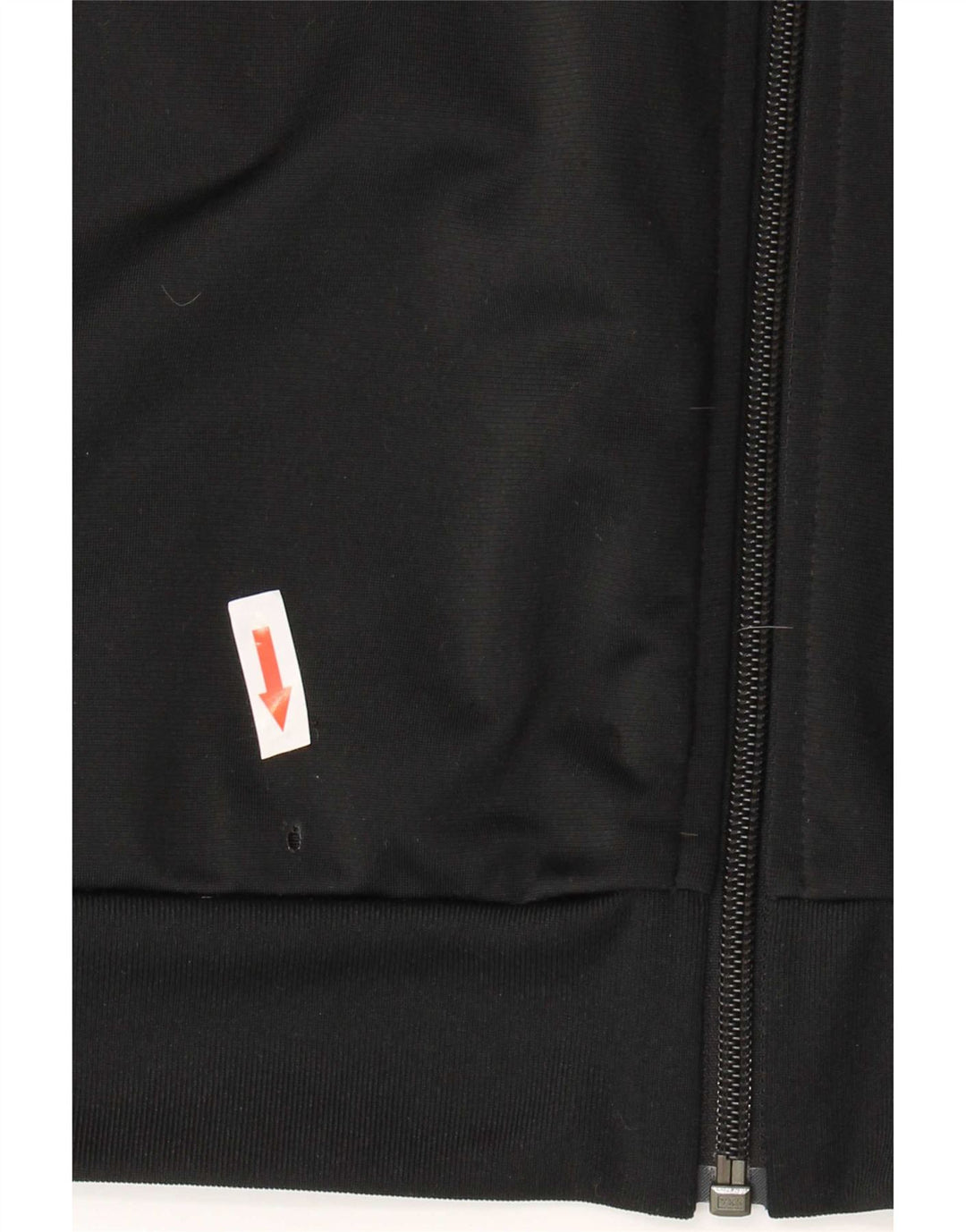 Adidas Herren-Trainingsanzug-Top-Jacke aus mittelschwarzem Polyester