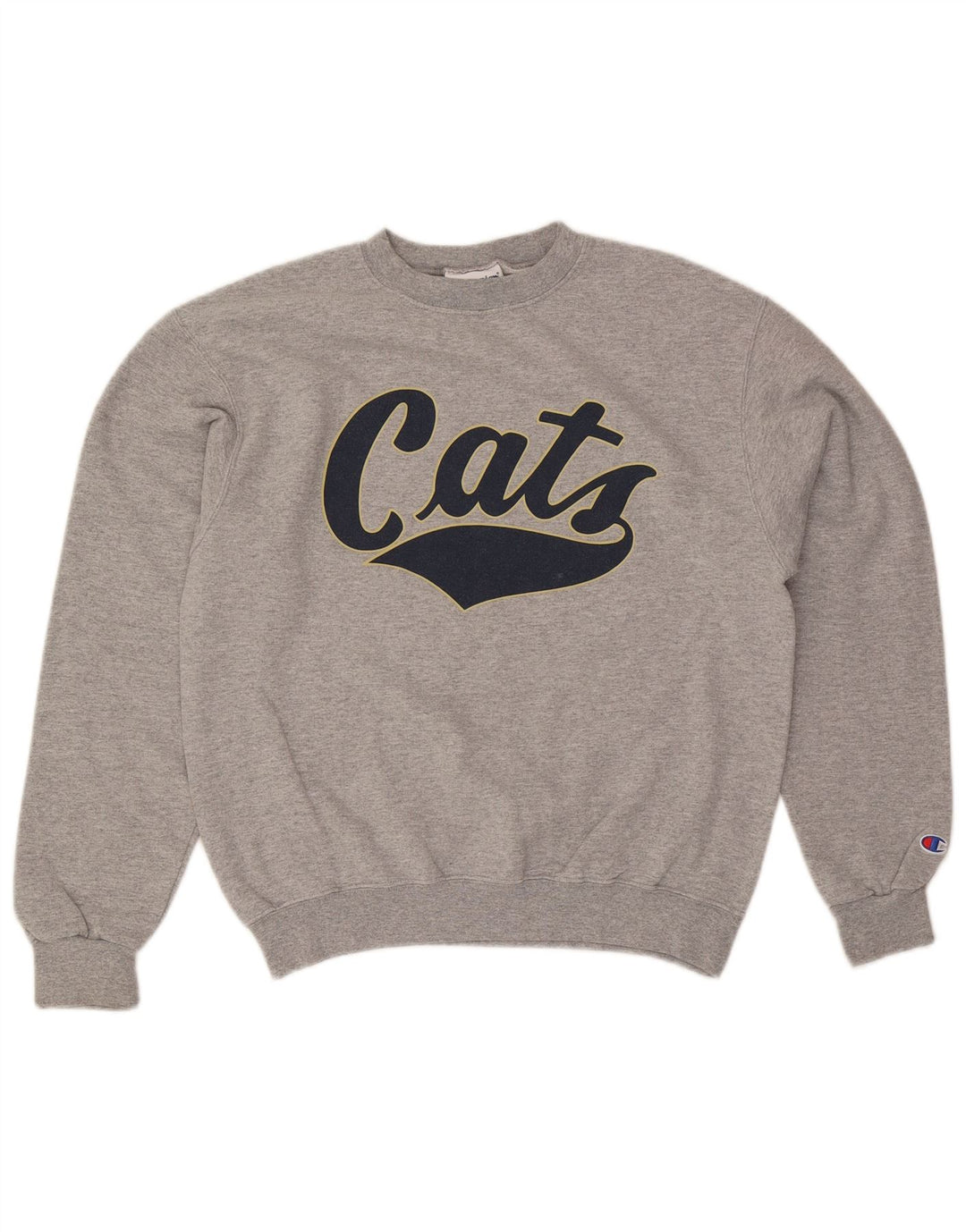 Champion Herren-Sweatshirt mit Grafik, mittelgrau gefleckt