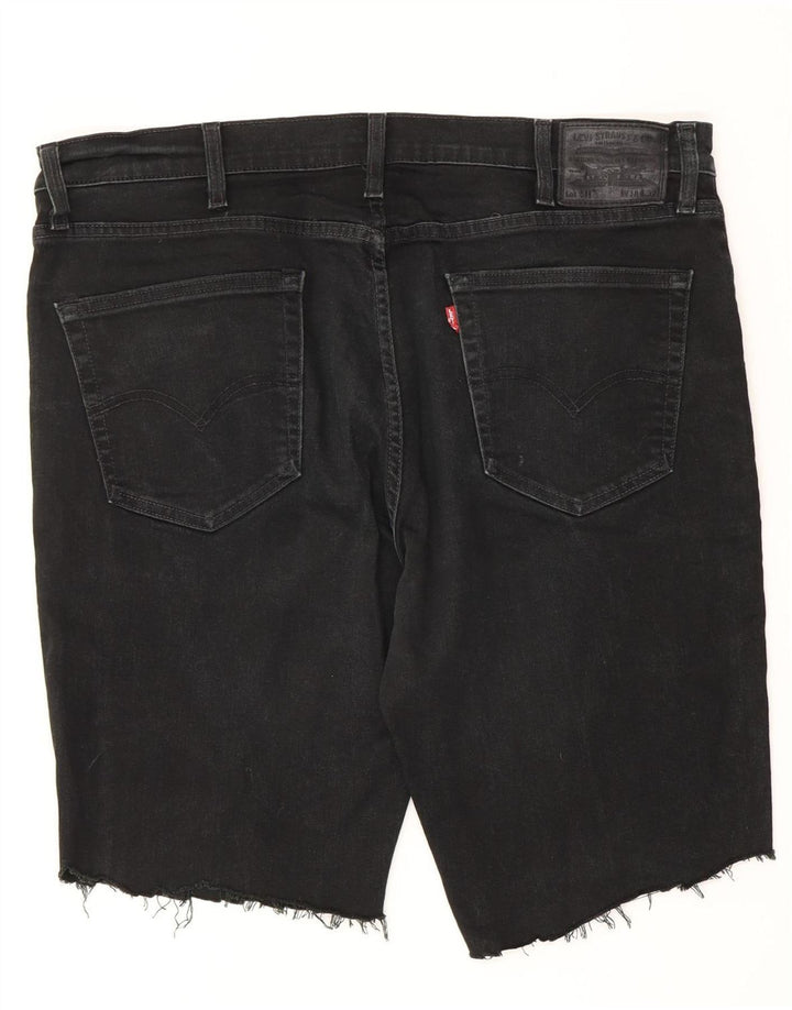 Levi's Herren 511 Denim Shorts W38 XL Schwarz Baumwolle
