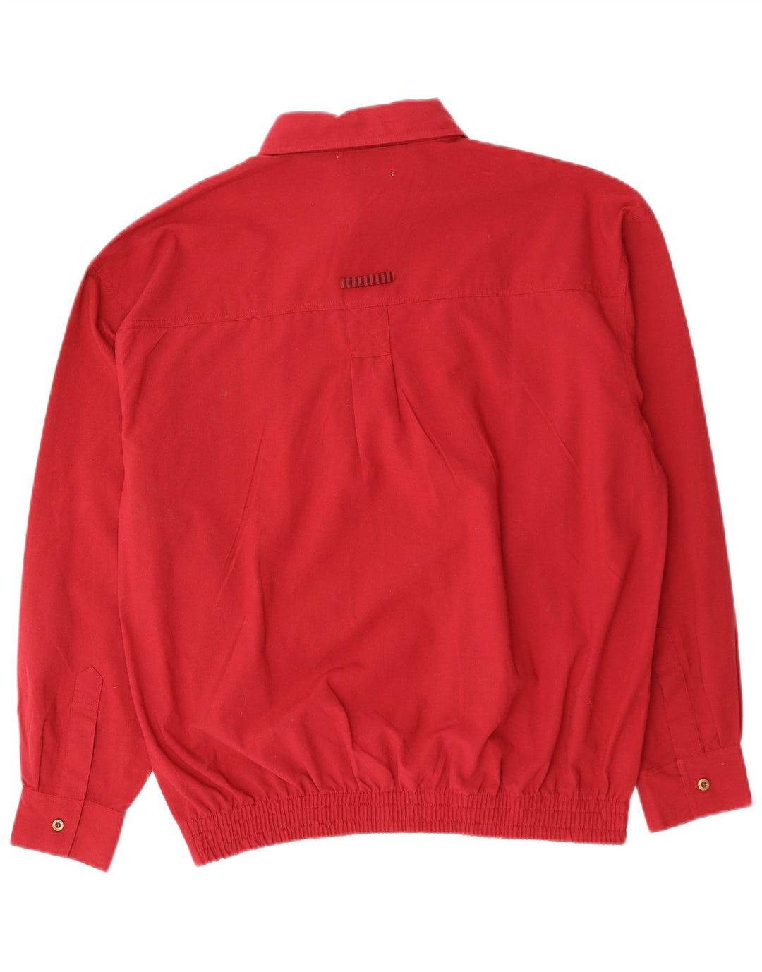 JOHN F GEE Herren-Pullover-Hemd, Größe 41/42, großes rotes Polyester