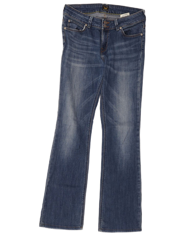 Lee Damen Joliet Bootcut Jeans W28 L31 Blaue Baumwolle