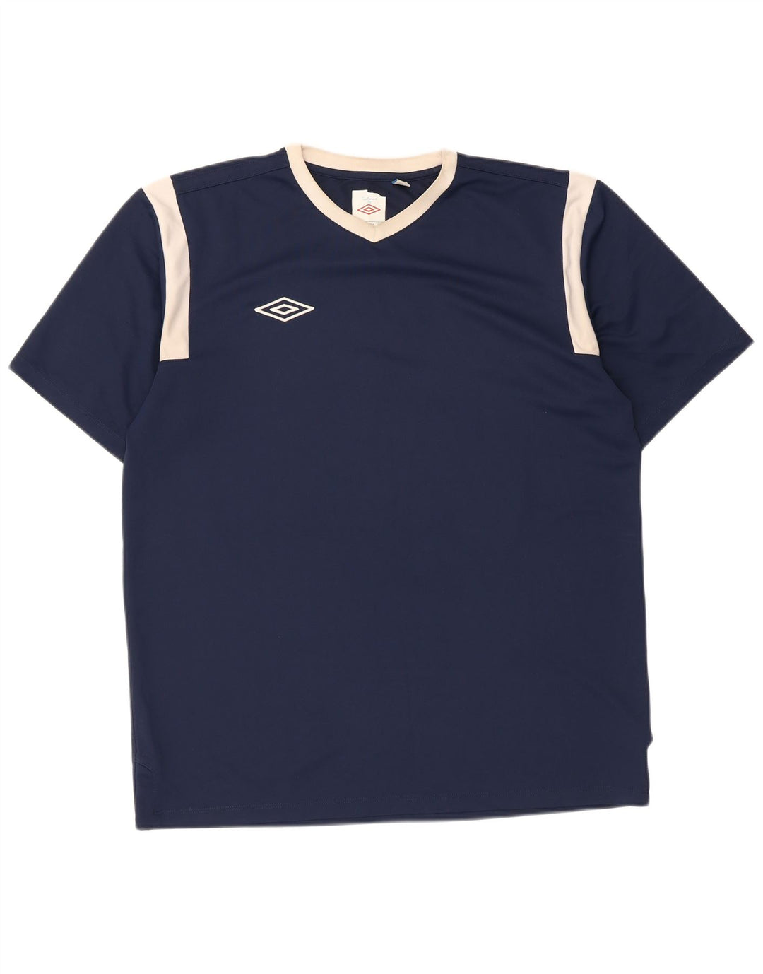 Umbro Herren-T-Shirt-Oberteil, mittelgroß, Marineblau, Farbblock