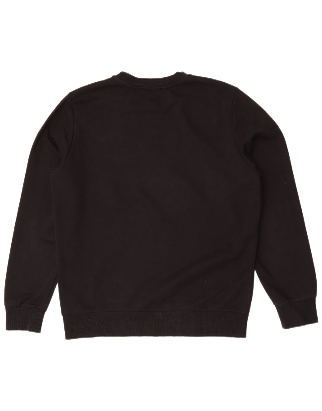 Diesel Herren Grafik-Sweatshirt-Pullover aus mittelschwarzer Baumwolle